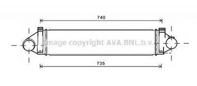 AVA QUALITY COOLING fda4494 -  Интеркулер